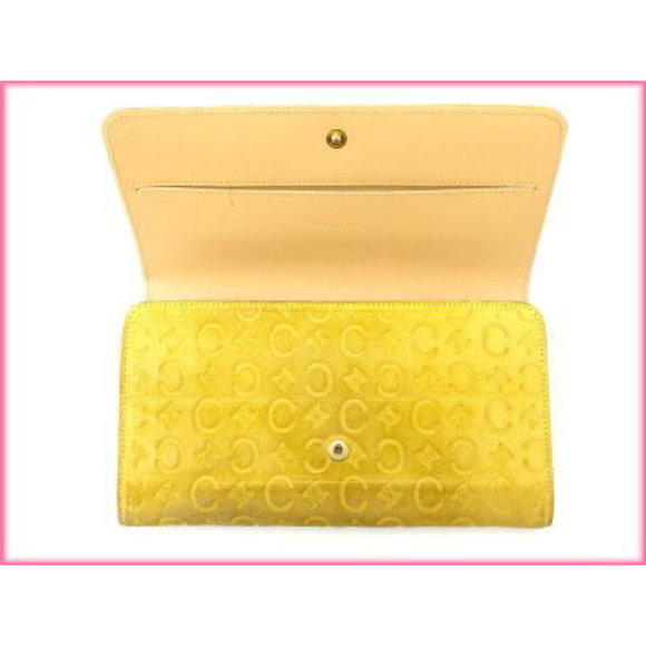 Celine Macadam Long Wallet Beige Yellow - Picture 5 of 6